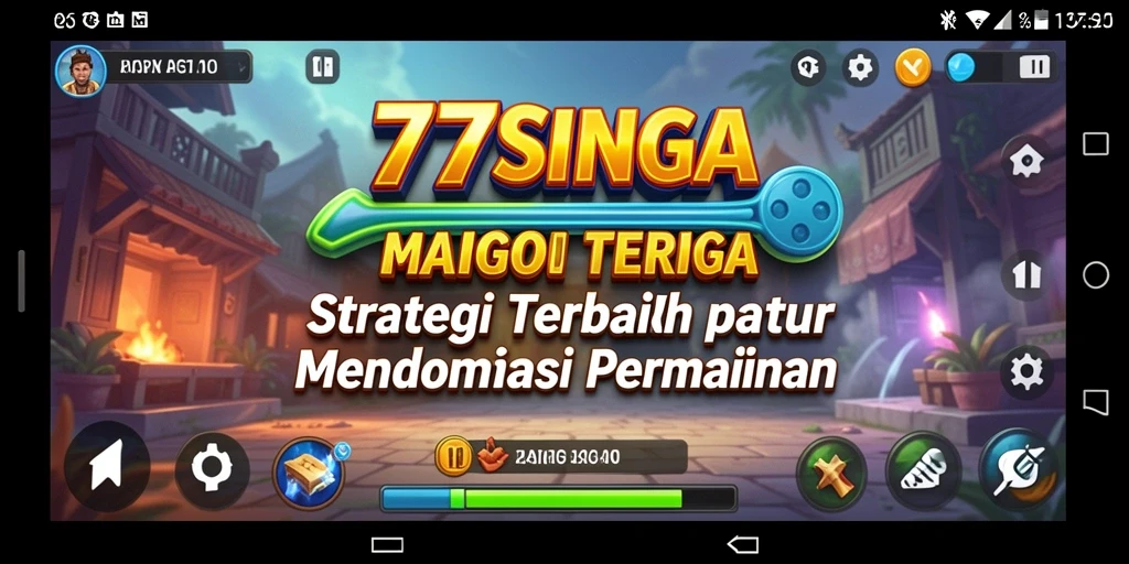 Tampilan gameplay <strong>77SINGA</strong> yang memperlihatkan strategi dan taktik yang mendalam.