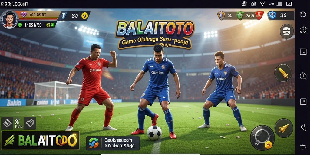 Tampilan gameplay BALAITOTO dengan keseruan olahraga yang mengasyikkan.