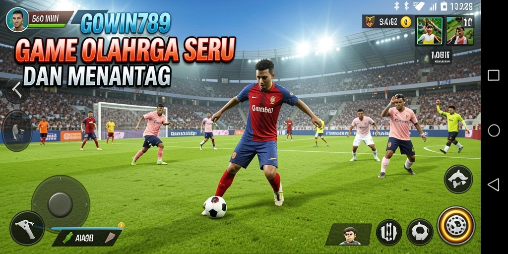Tampilan menarik dari gameplay olahraga di GOWIN789.