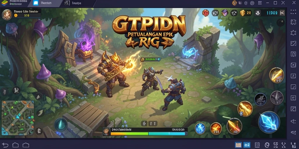 Tampilan gameplay GTPIDN yang mengasyikkan dan penuh aksi