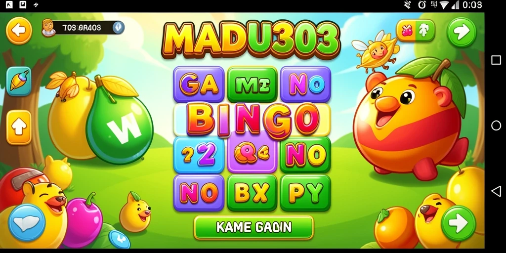 Screenshot dari gameplay menarik MADU303 yang menampilkan keseruan Bingo.