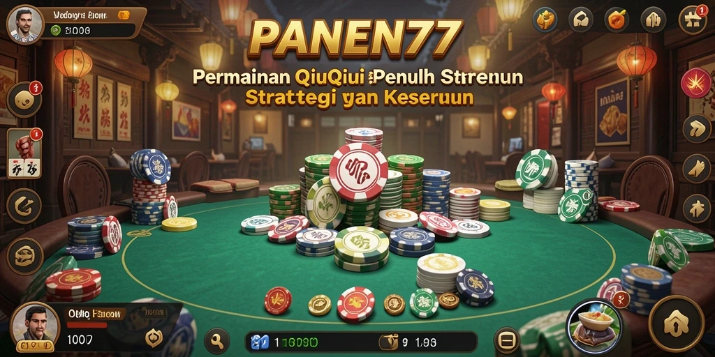 Tampilan gameplay seru QiuQiu di PANEN77.