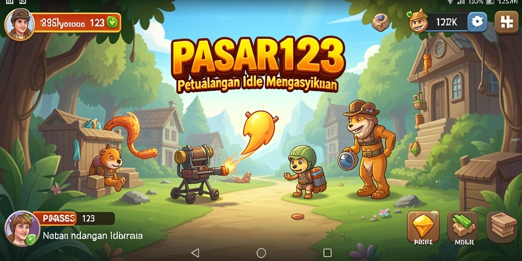 Tampilan gameplay PASAR123 yang menarik dan interaktif.