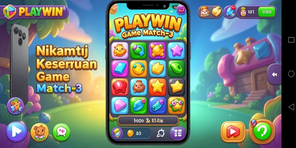 Tangkapan layar permainan PLAYWIN yang penuh warna dan menantang.