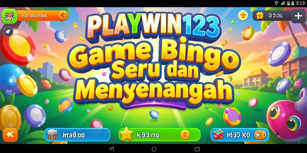 Screenshot gameplay seru Bingo di PLAYWIN123.