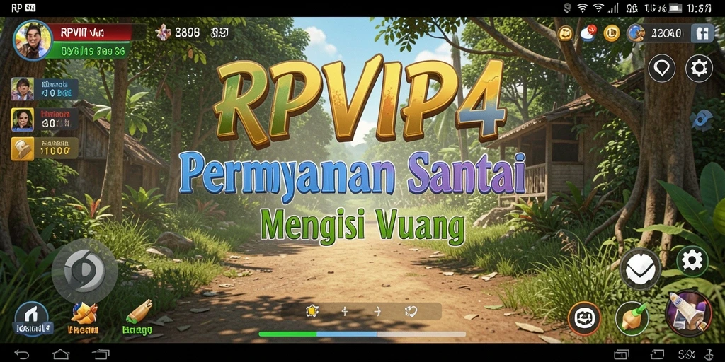 Tampilan menarik gameplay RPVIP4 dengan warna cerah dan desain yang menarik.