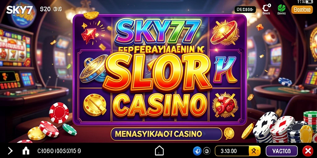 Tampilan gameplay Slot di SKY77 yang memikat dan menghibur.