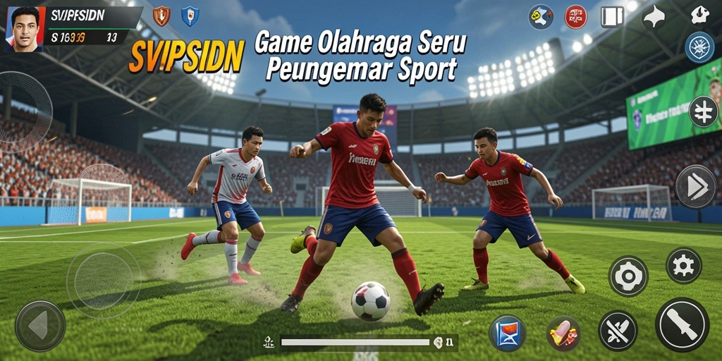 Tampilan gameplay seru dalam SVIPSIDN saat berkompetisi.