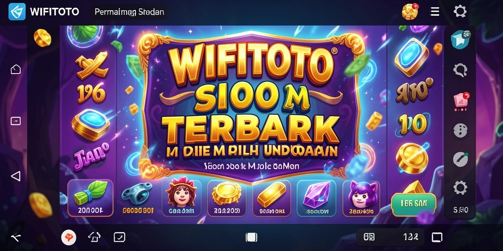 Tampilan menarik dari gameplay slot WIFITOTO yang mengasyikkan.